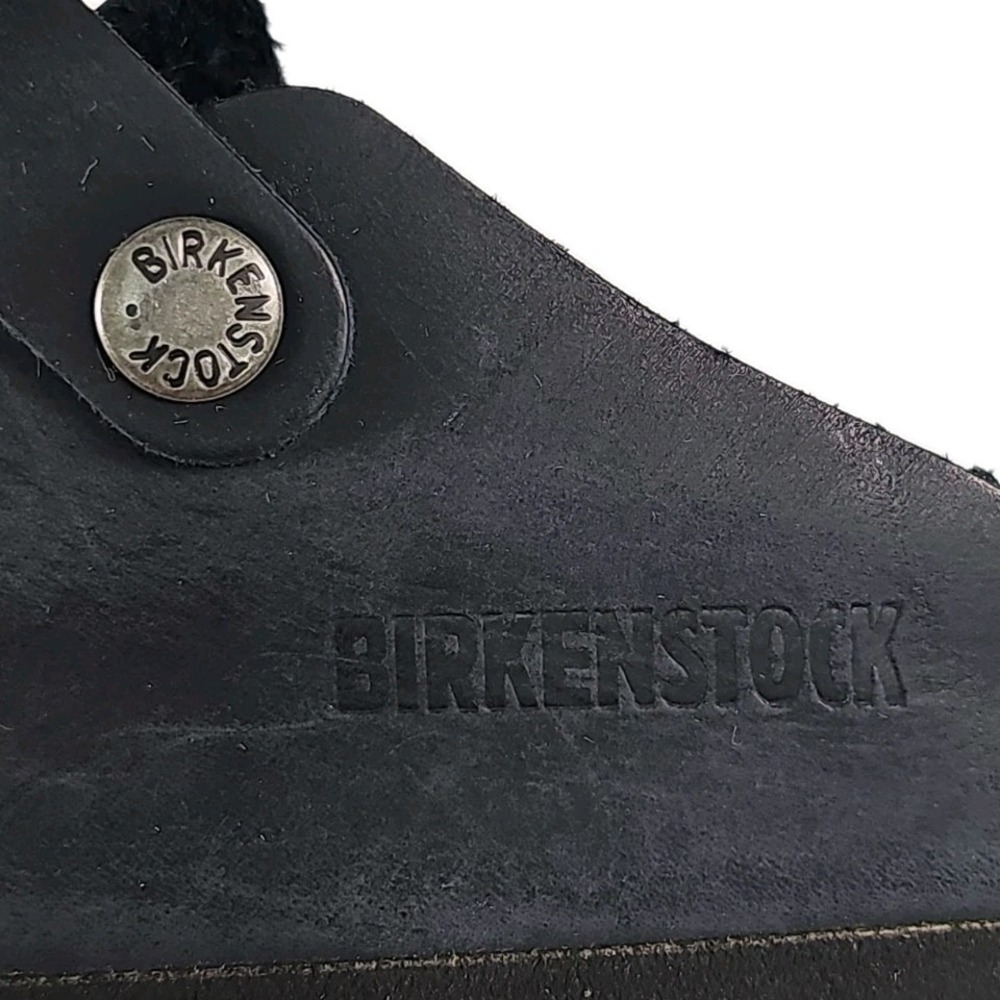 Birkenstock Boston Oiled Leather Clogs, Black, Size 36 - Picture 7 of 9